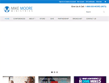 Tablet Screenshot of mikemooreministries.org